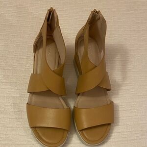 ECCO  Women's Tan Sandals